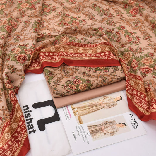 Nishat Printed Lawn 3-Piece Un-Stiched