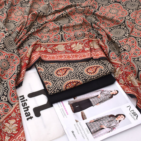 Nishat Printed Lawn 3-Piece Un-Stiched