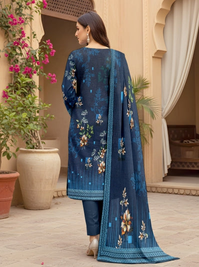 Beechtree Digital Printed Lawn 3-Piece Un-Stiched