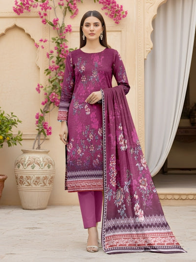 Beechtree Digital Printed Lawn 3-Piece Un-Stiched