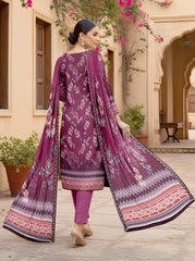 Beechtree Digital Printed Lawn 3-Piece Un-Stiched