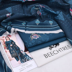 Beechtree Digital Printed Lawn 3-Piece Un-Stiched