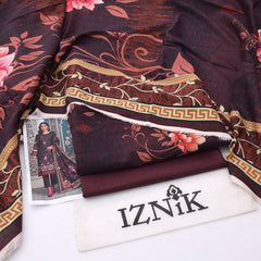 Iznik Digital Printed Lawn 3-Piece Un-Stiched