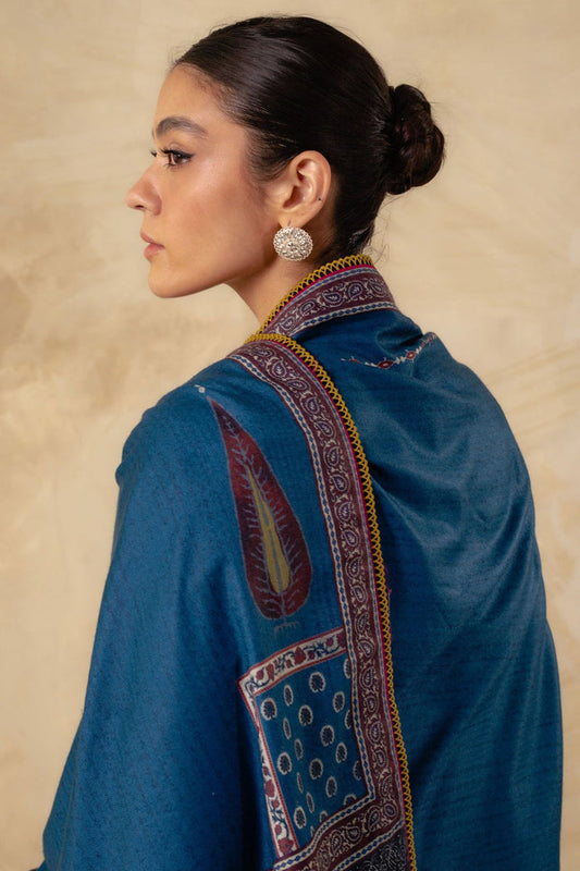 Coco by Zara Shahjahan Dhanak Embroidered 3-Piece Un-Stiched