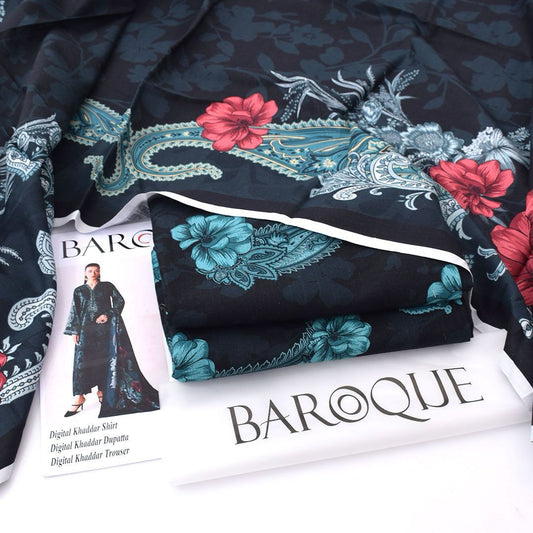 Baroque Khaddar 3-Piece Unstiched