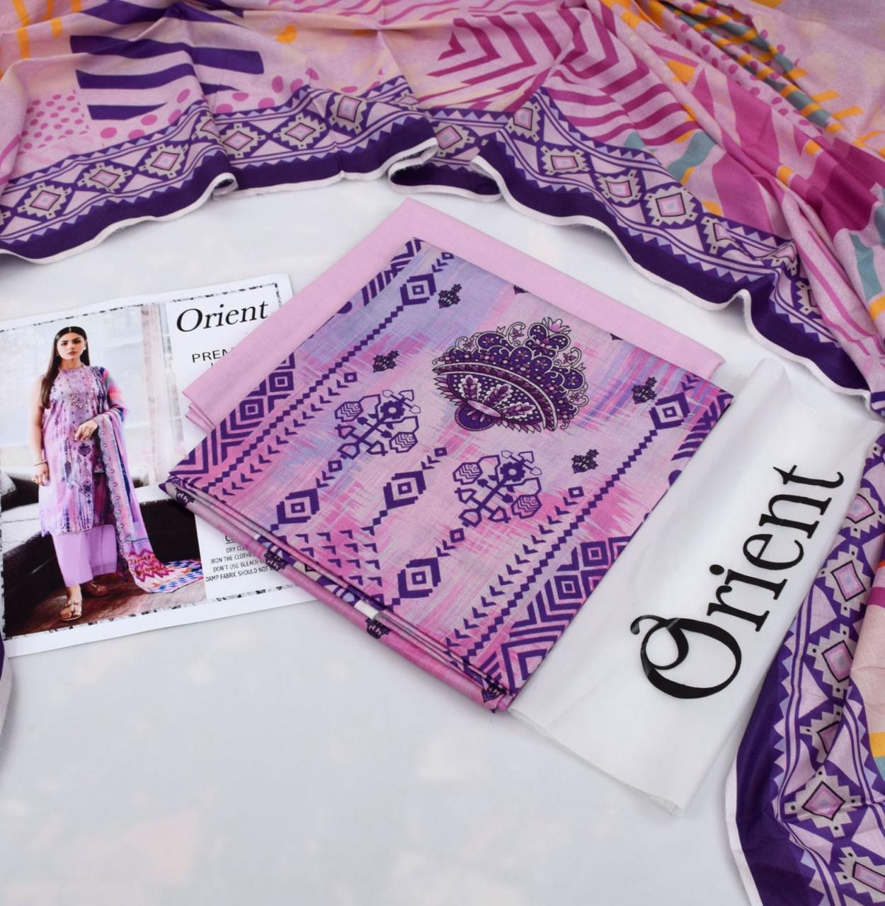 Orient Lawn 3-Piece Unstiched