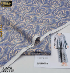 Saya Lawn 2-Piece Digital Print Unstiched