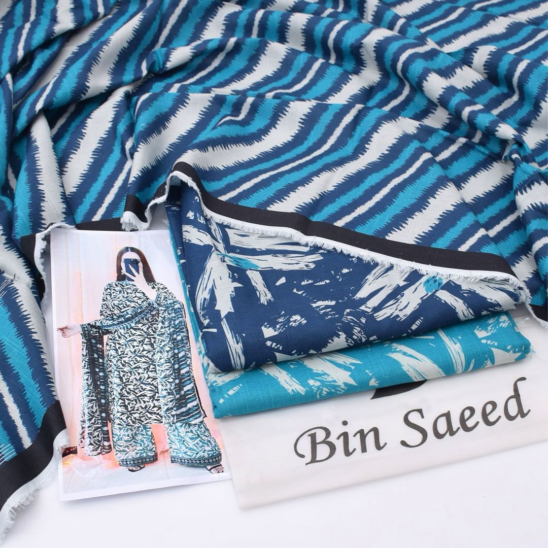 Bin Saeed Khaddar 3-Piece Unstiched