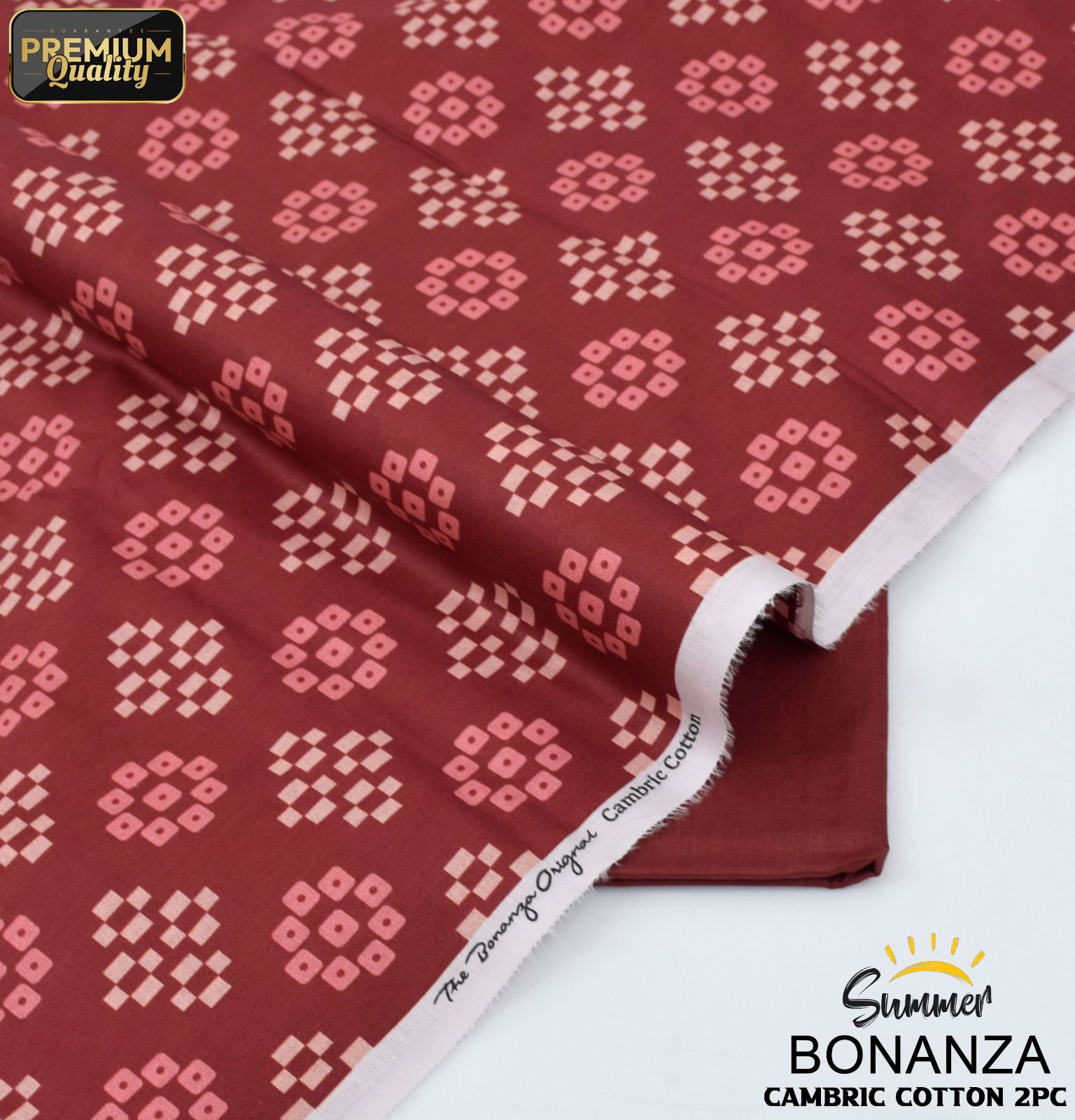 Bonanza Cambric 2-Piece Mid Season Un-Stiched