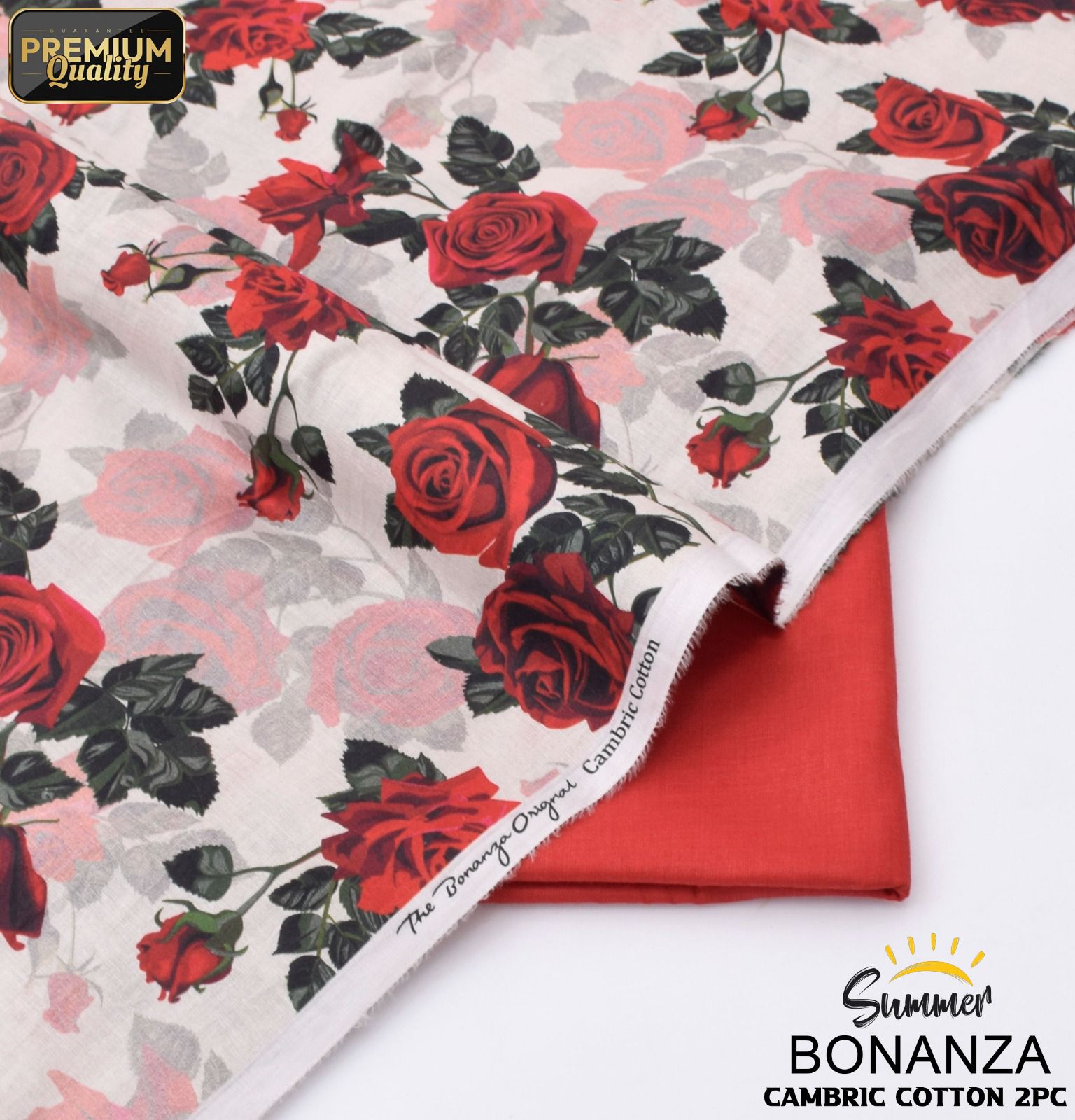 Bonanza Cambric 2-Piece Mid Season Un-Stiched