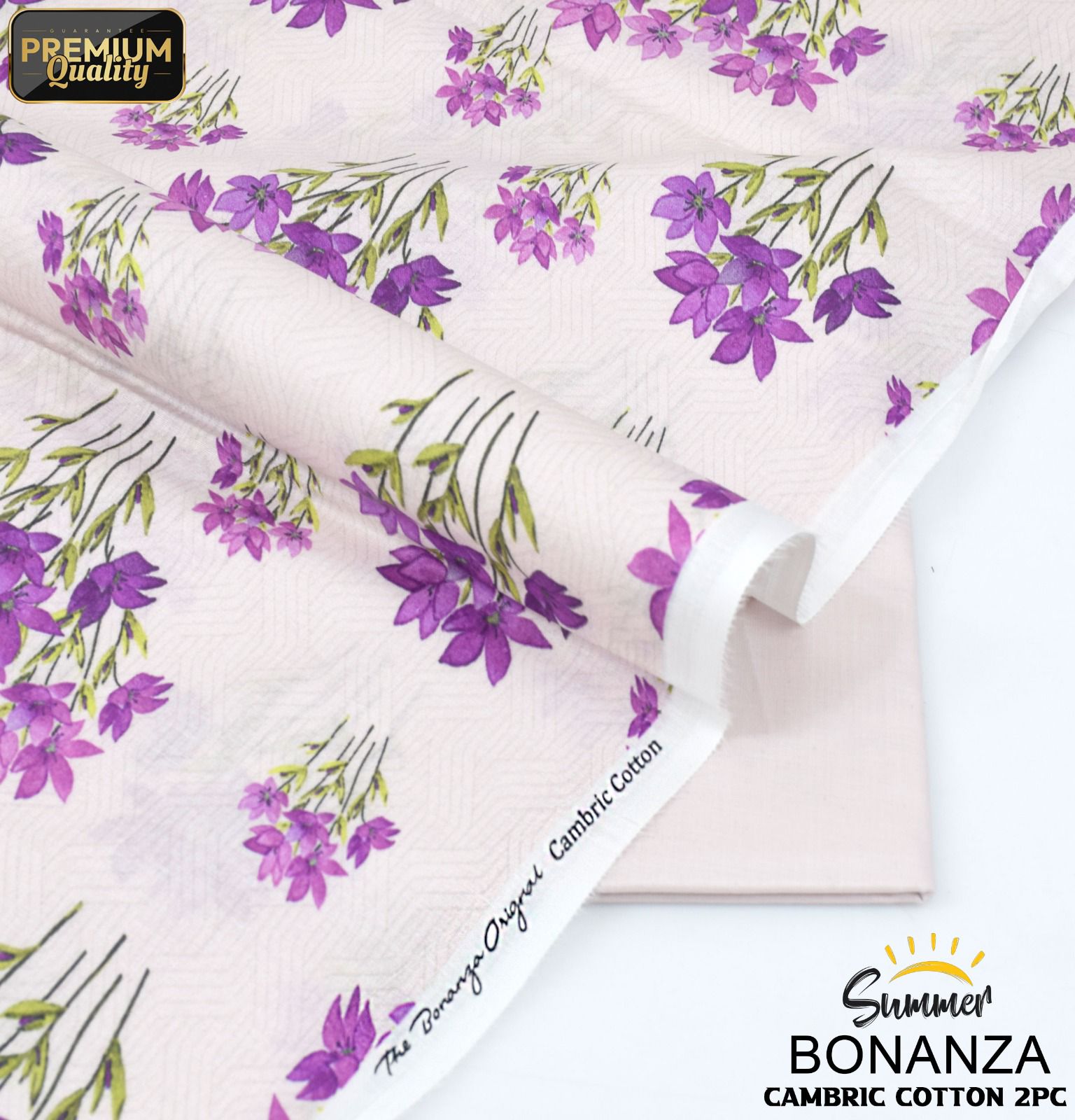 Bonanza Cambric 2-Piece Mid Season Un-Stiched