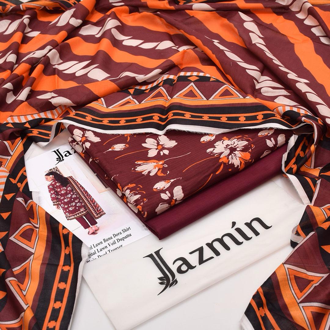 Jazmin Bana Dora Lawn 3-Piece Unstiched