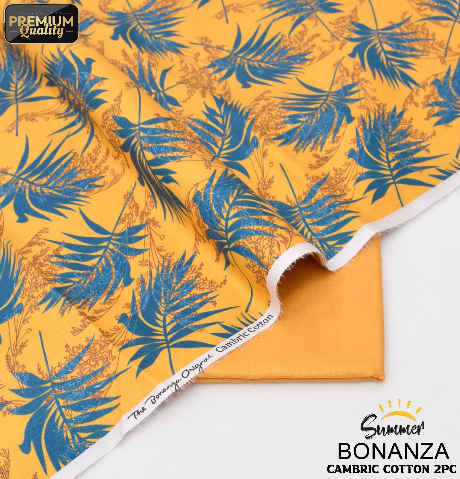Bonanza Cambric 2-Piece Mid Season Un-Stiched