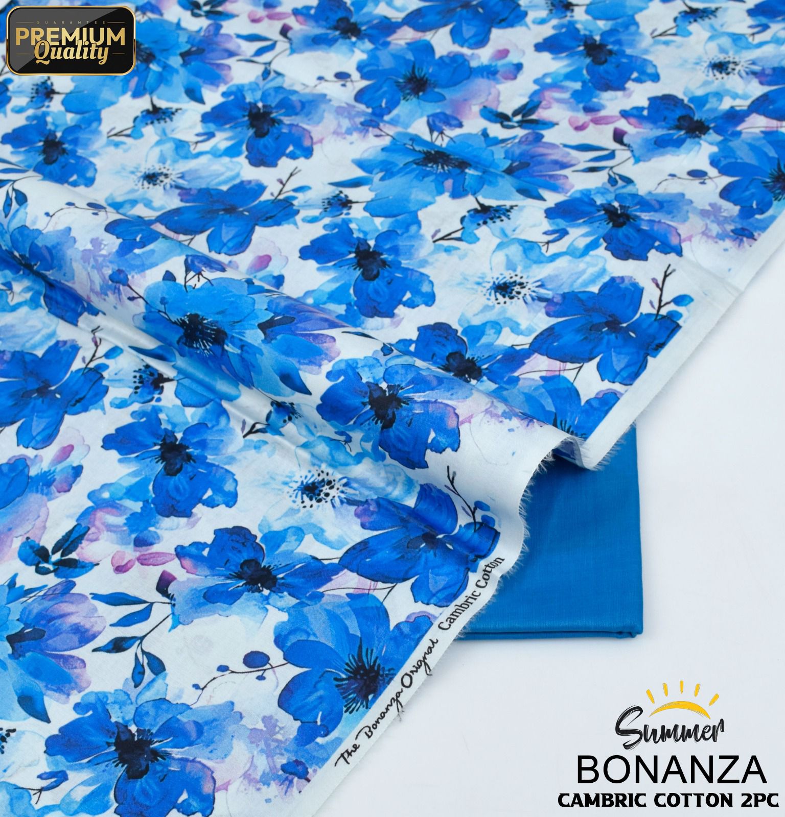 Bonanza Cambric 2-Piece Mid Season Un-Stiched