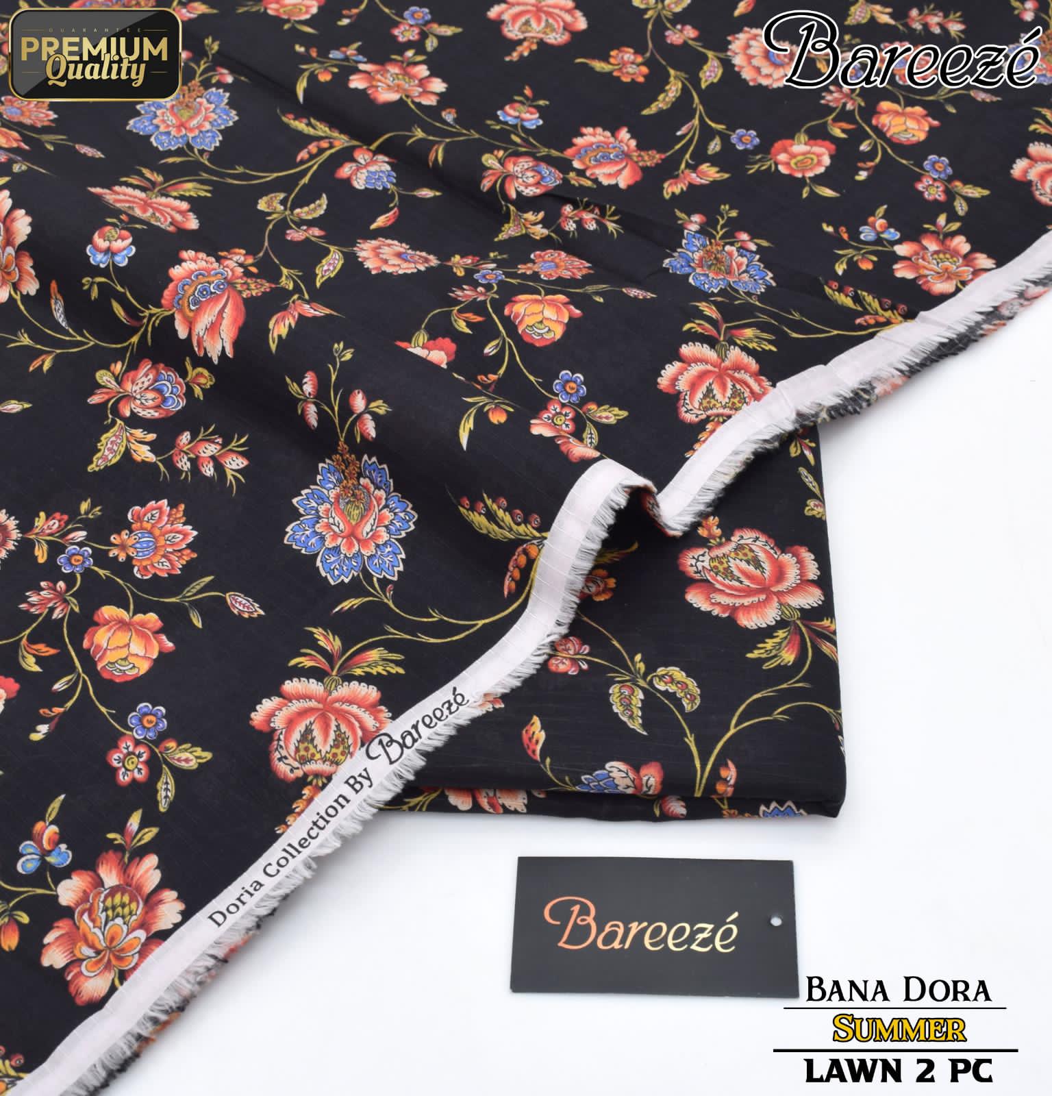 Bareeze Bana Dora Lawn Digital Printed 2-Piece Unstiched
