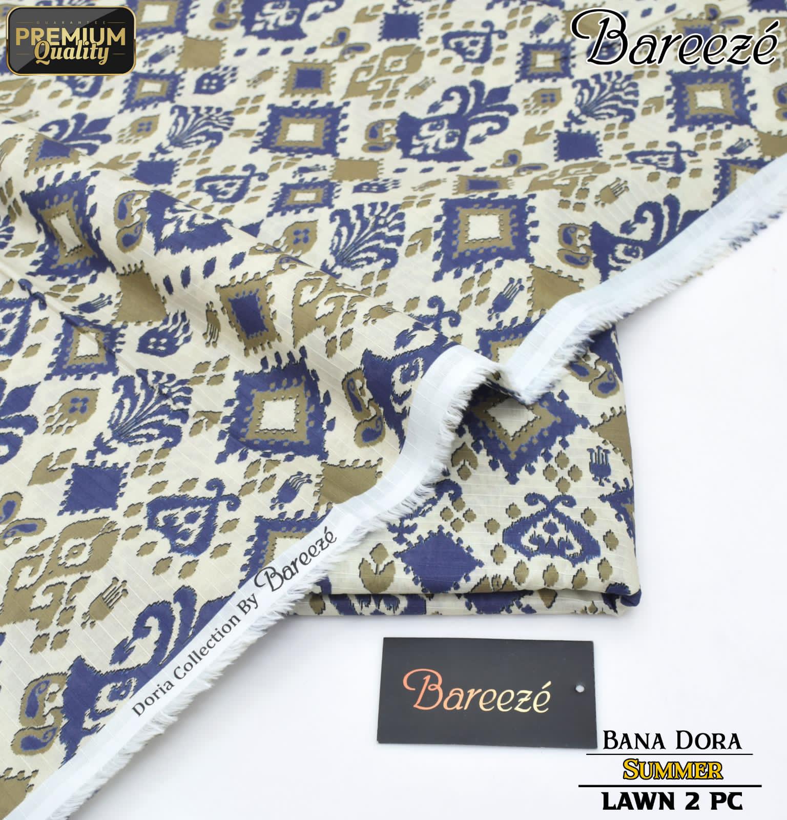 Bareeze Bana Dora Lawn Digital Printed 2-Piece Unstiched
