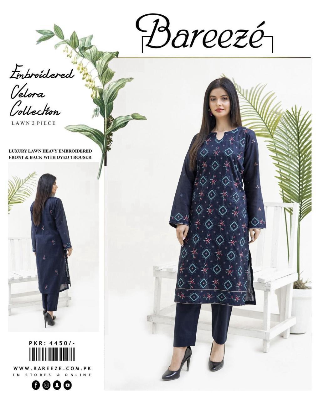 Bareeze Embroidered 2-Piece Unstiched