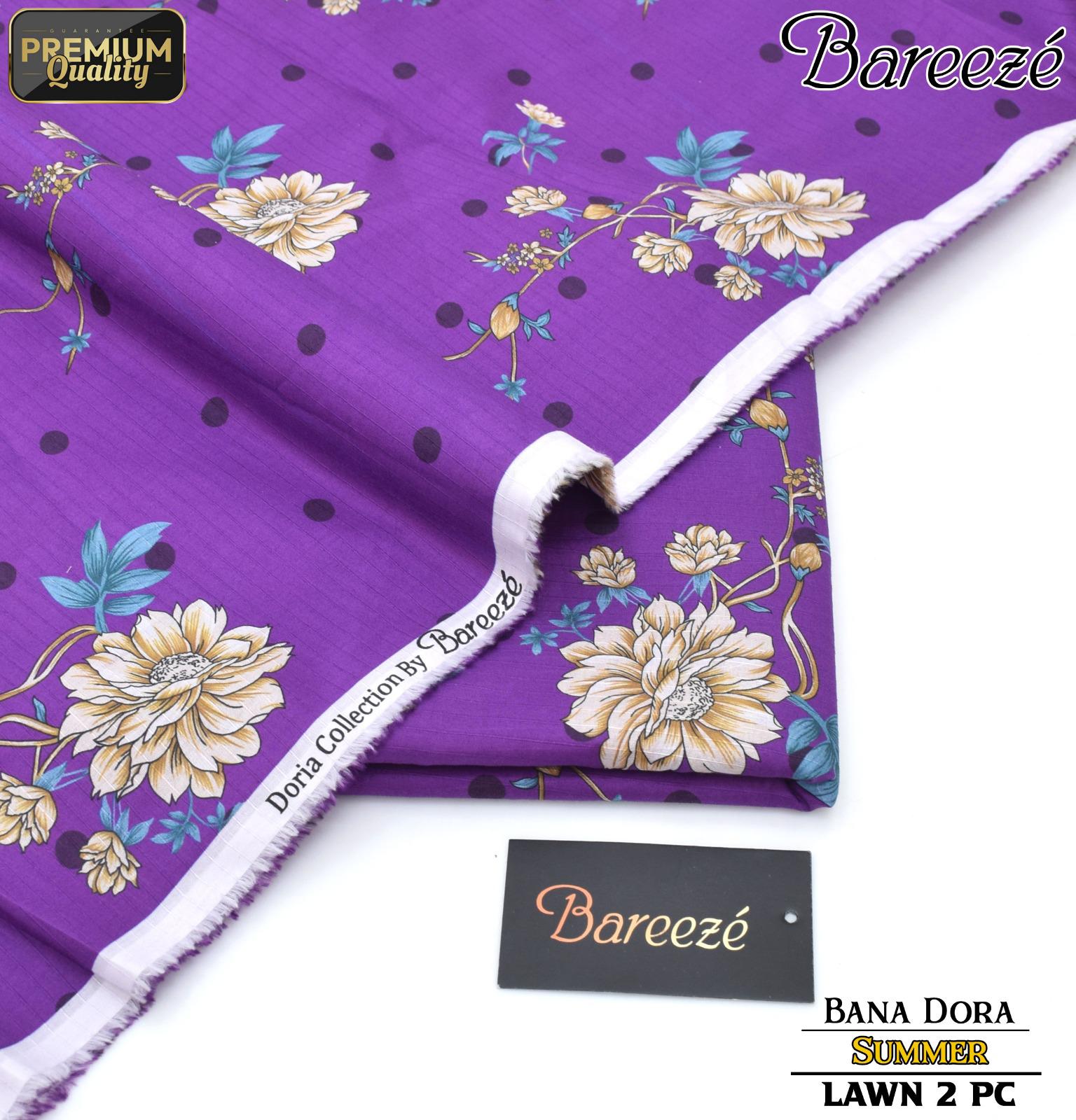 Bareeze Bana Dora Lawn Digital Printed 2-Piece Unstiched