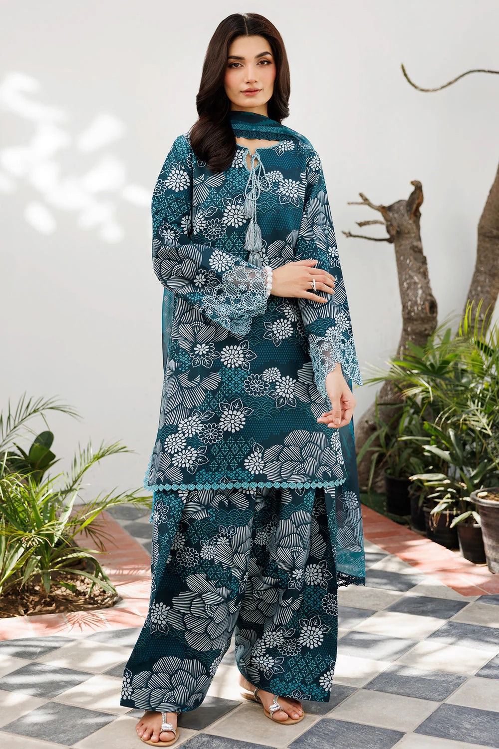 Baroque Khaddar 3-Piece Un-stiched
