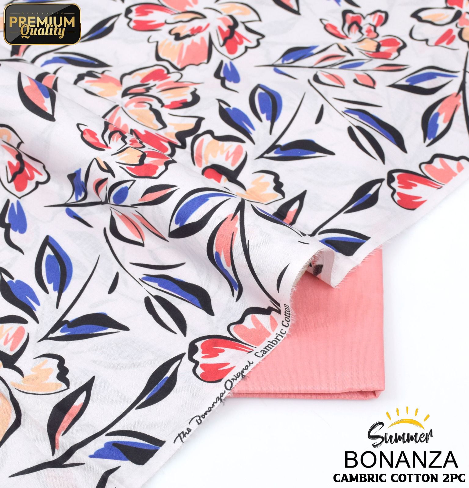 Bonanza Cambric 2-Piece Mid Season Un-Stiched