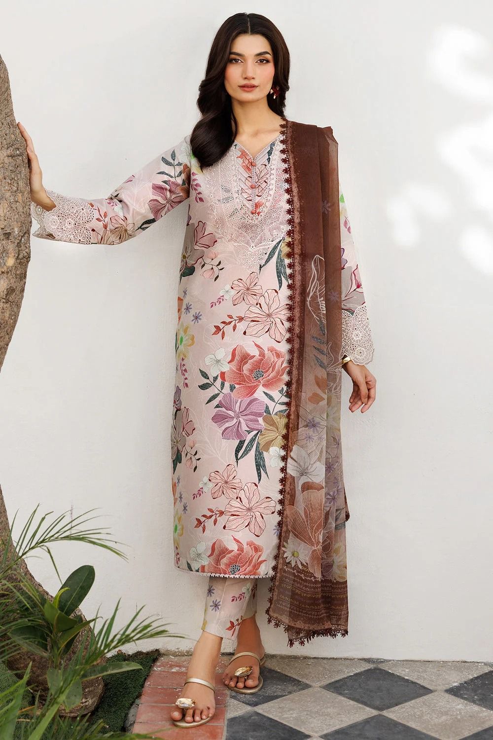 Baroque Khaddar 3-Piece Un-stiched