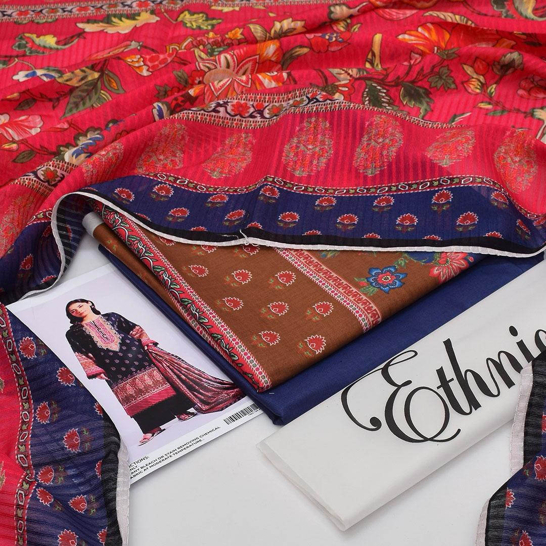 Ethnic Lawn 3-Piece Unstiched