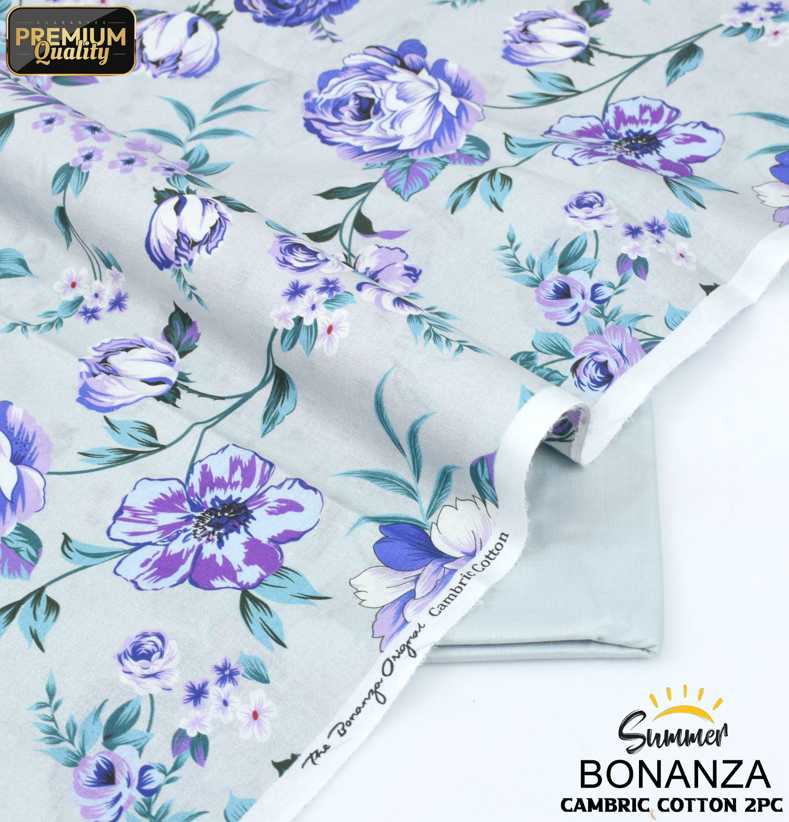 Bonanza Cambric 2-Piece Mid Season Un-Stiched