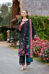 Farasha Digital Lawn 3-Piece Un-Stiched