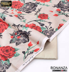 Bonanza Digital Lawn 2-Piece Un-Stiched