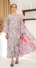 Shanaya Digital Lawn 3-Piece Un-Stiched