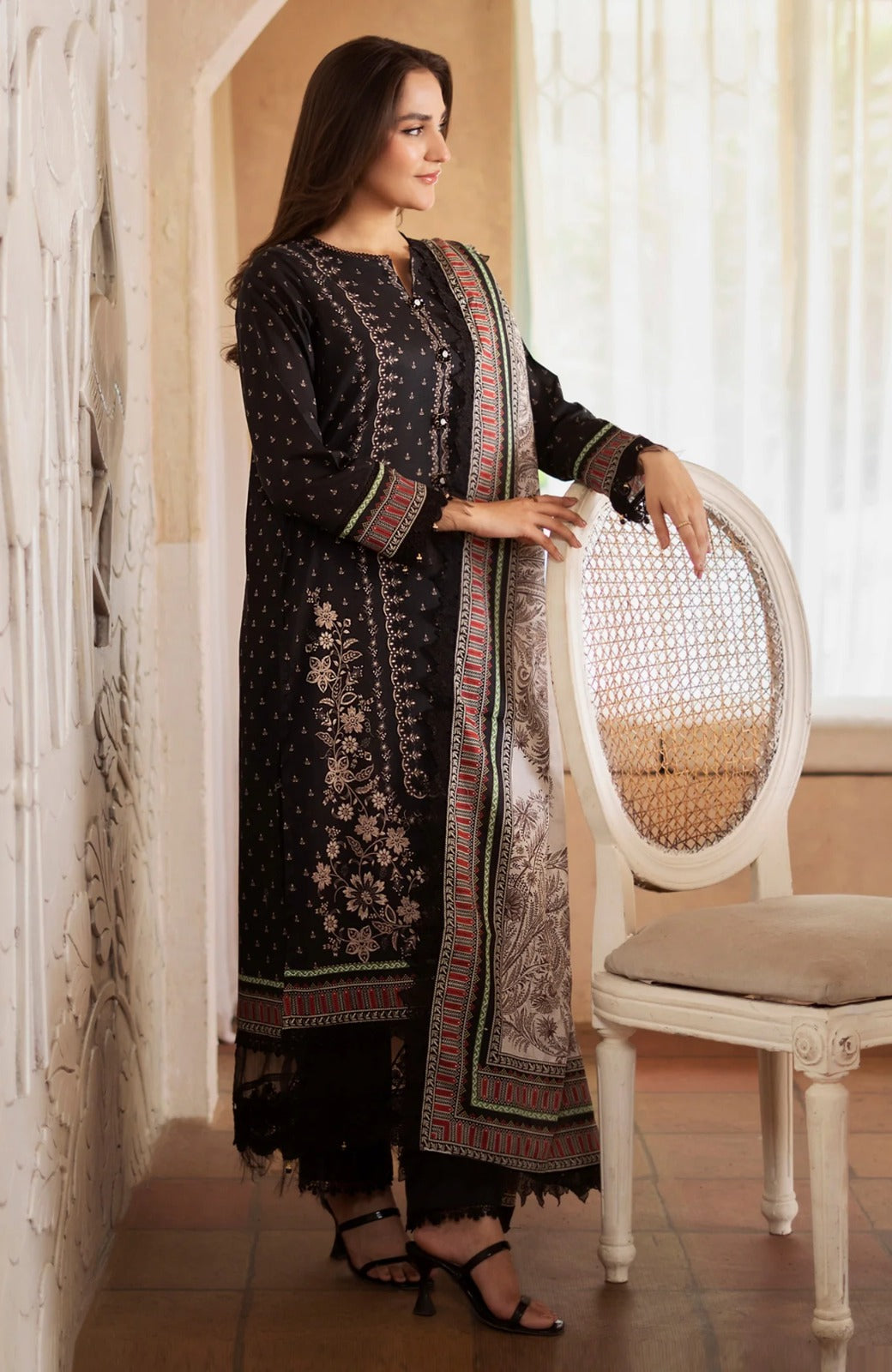 Mausummery Digital Lawn 3-Piece Un-Stiched