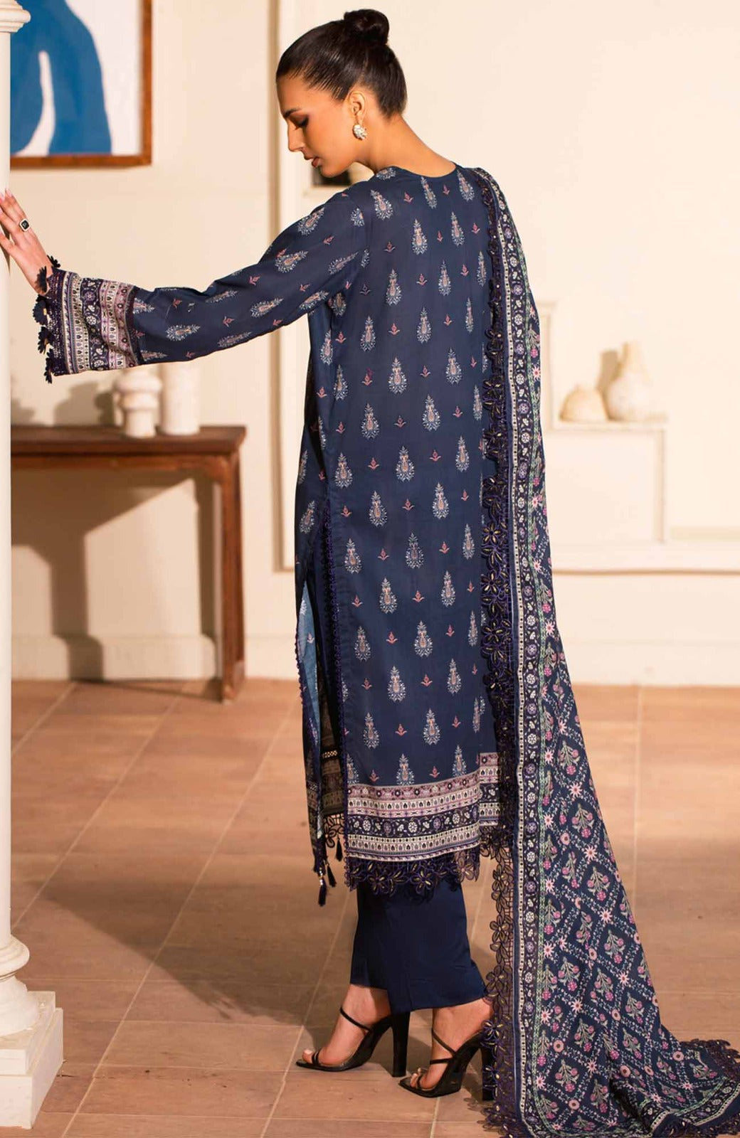 Mausummery Digital Lawn 3-Piece Un-Stiched