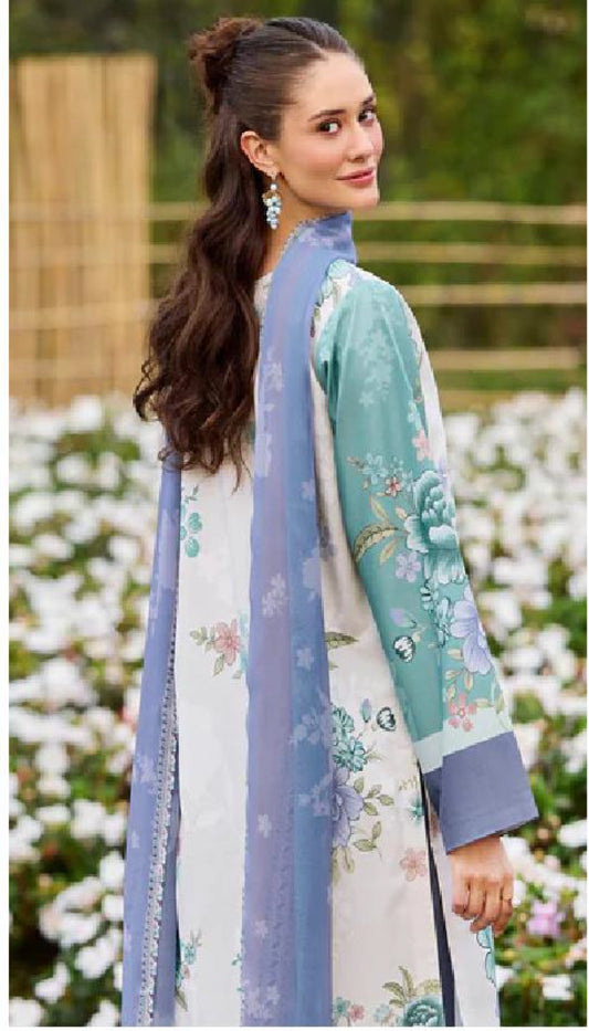 Farasha Digital Lawn 3-Piece Un-Stiched