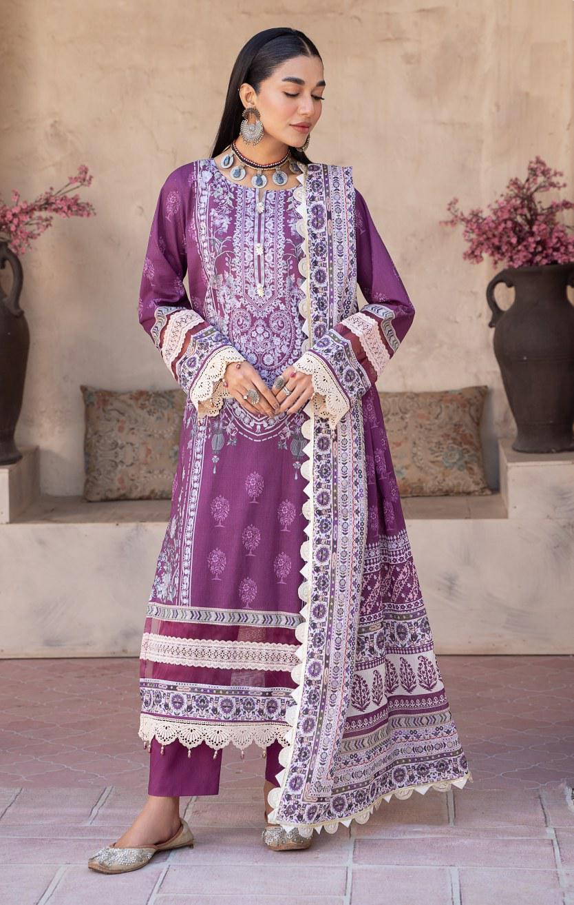 Mausummery Digital Lawn 3-Piece Un-Stiched