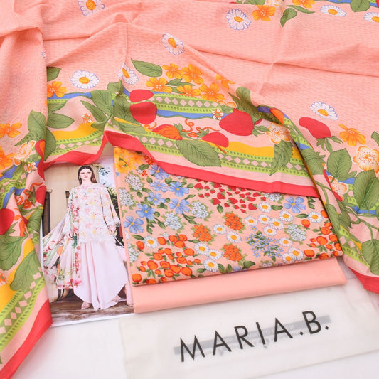Maria.B lawn 3-Piece Un-Stiched