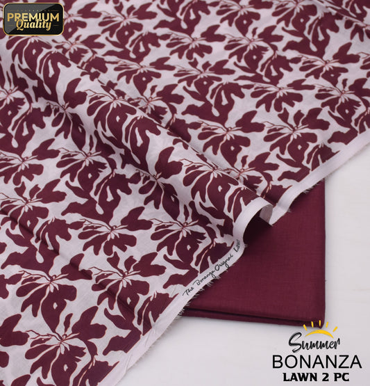 Bonanza Digital Lawn 2-Piece Un-Stiched