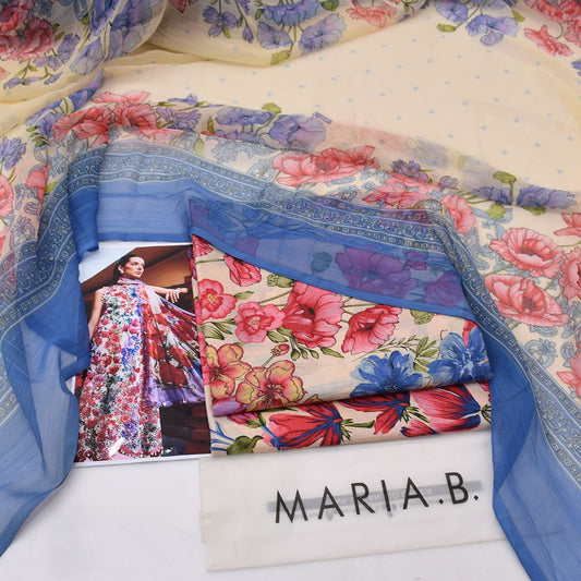 Maria.B Digital Lawn 3-Piece Un-Stiched