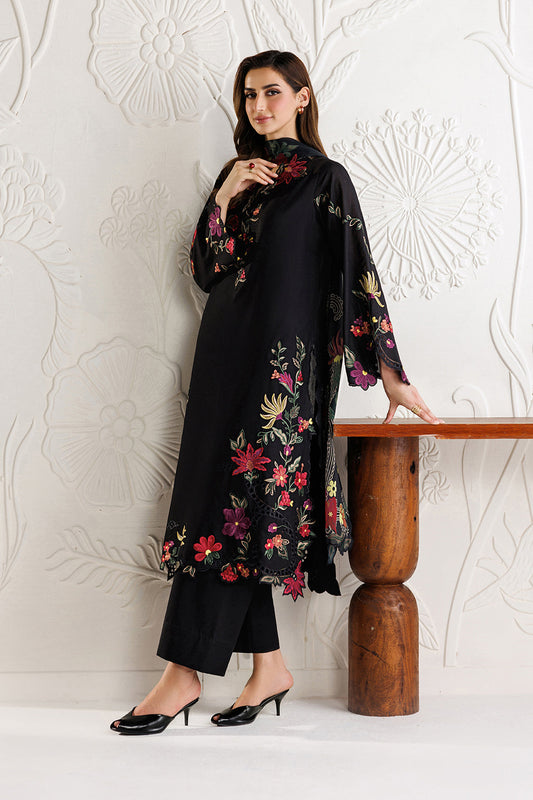 Iznik Dhanak Embroidered 3-Piece Un-Stiched