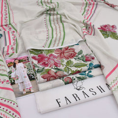 Farasha Digital Lawn 3-Piece Un-Stiched