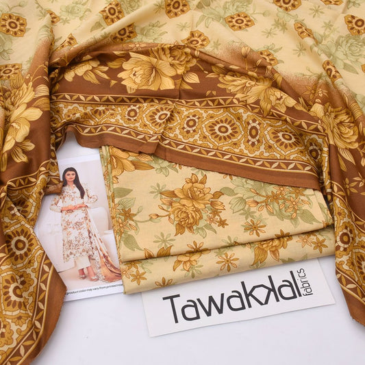 Tawakkal lawn 3-Piece Un-stiched