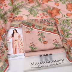 Mausummery Digital Lawn 3-Piece Un-Stiched