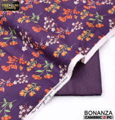 Bonanza Digital Lawn 2-Piece Un-Stiched