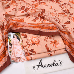 Aneela'S lawn 3-Piece Un-Stiched