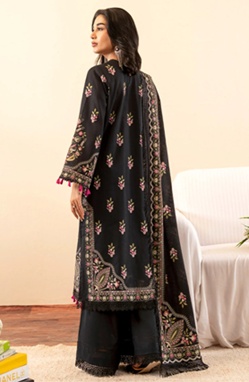 Mausummery Digital Lawn 3-Piece Un-Stiched