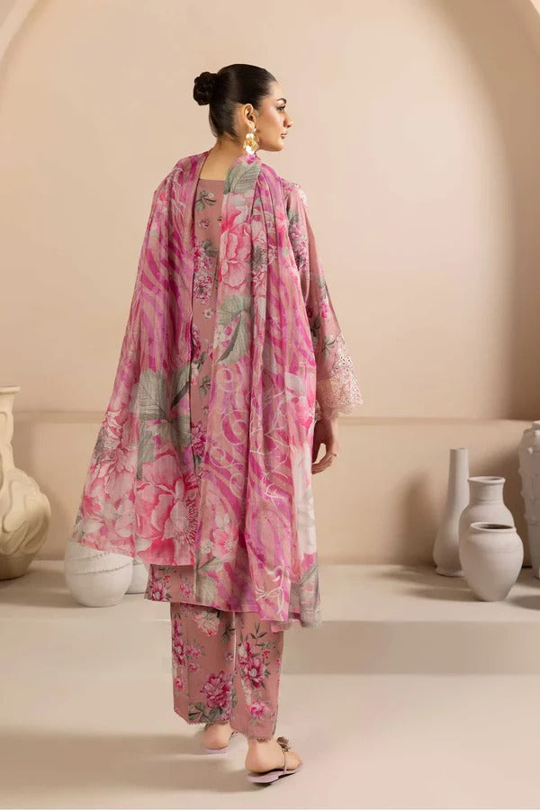 Adan's Libas Digital Lawn 3-Piece Un-Stiched