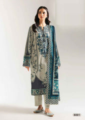 Mausummery Digital Lawn 3-Piece Un-Stiched