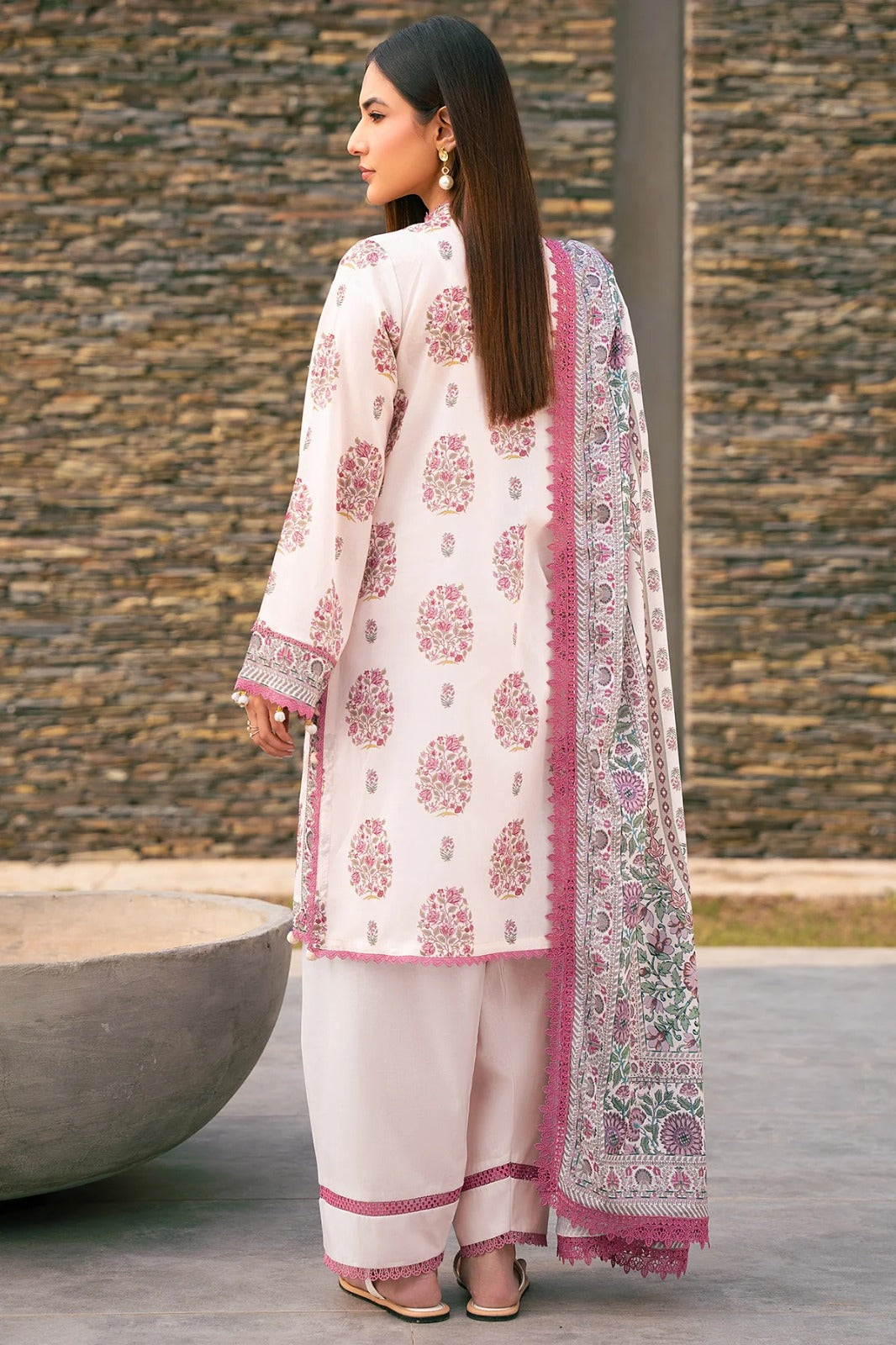 Mausummery Digital Lawn 3-Piece Un-Stiched