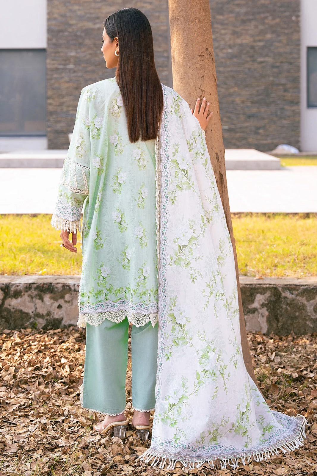 Mausummery Digital Lawn 3-Piece Un-Stiched