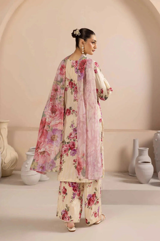 Adan's Libas Digital Lawn 3-Piece Un-Stiched
