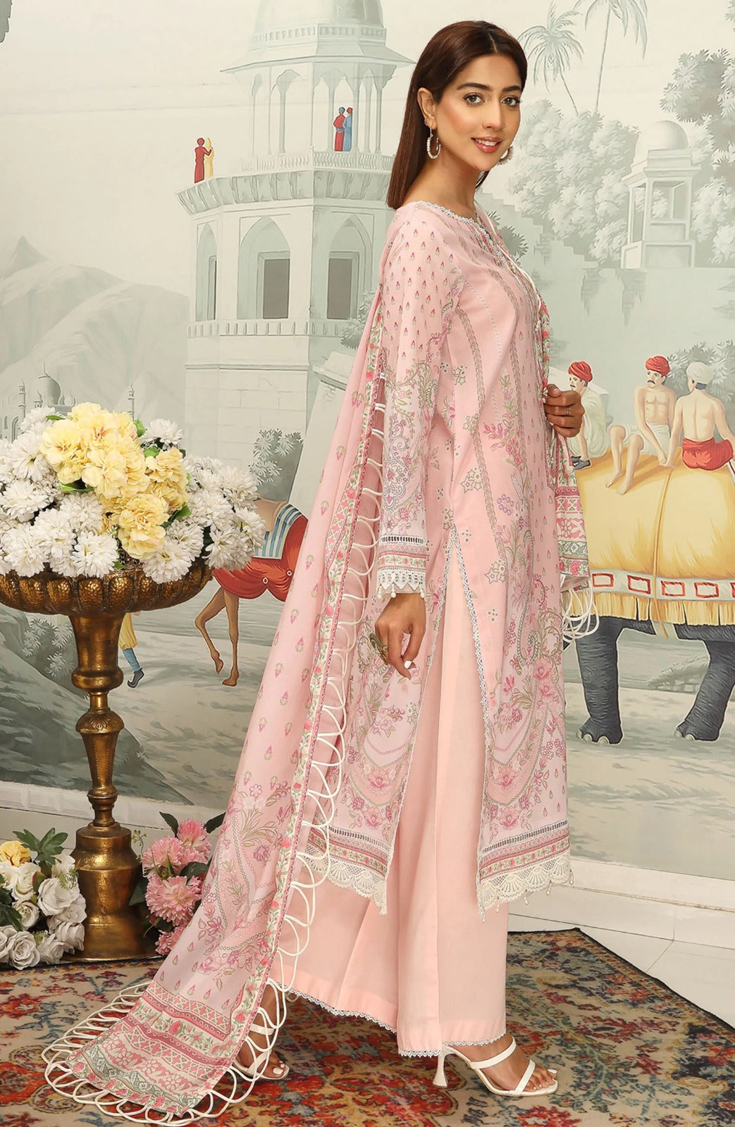 Mausummery Digital Lawn 3-Piece Un-Stiched